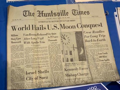 Huntsville Times July 21, 1969 newspaper 